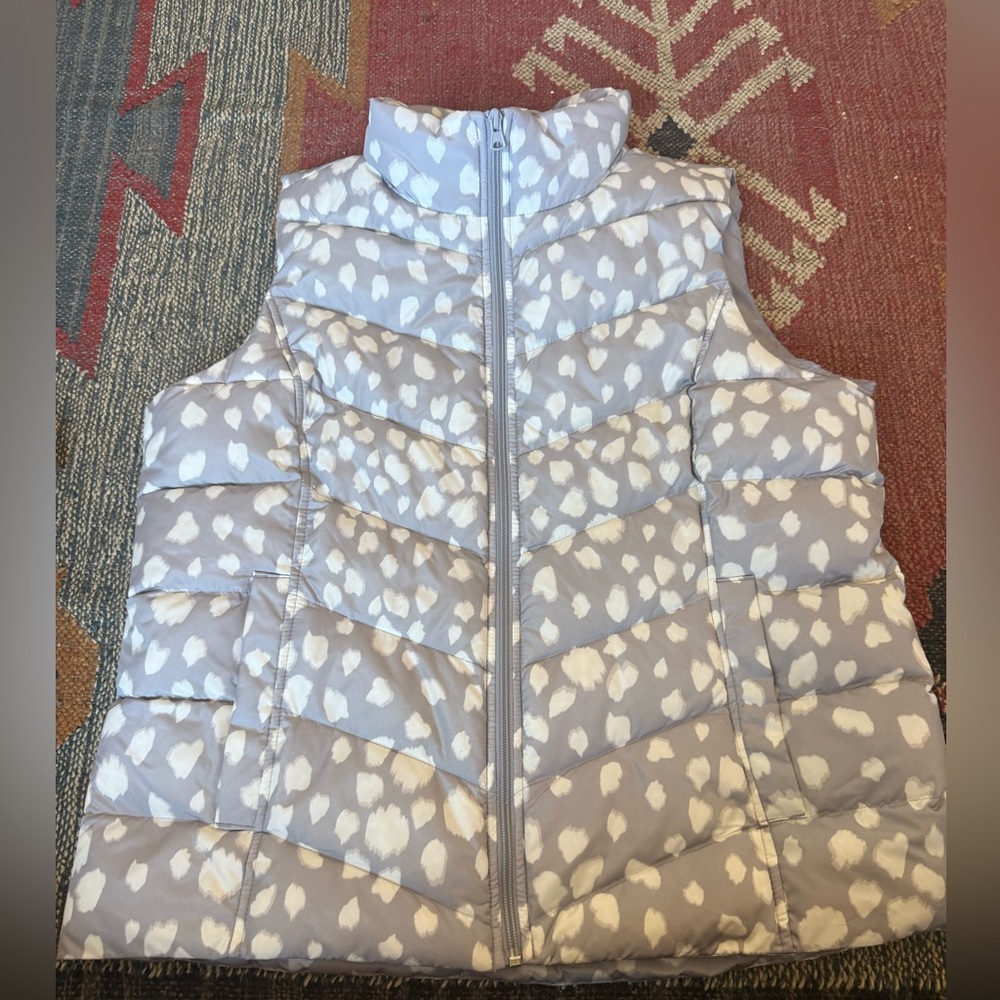 Lands’ End HyperDRY Lightweight Down Puffer Vest L – Perfect Condition NWOT